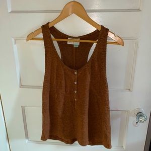 Anthropologie Racerback Tank